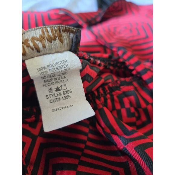 Celine By Champion Vtg Y2k Babydoll Halter Top Small Red Cybercore Rockabilly - Picture 4 of 6